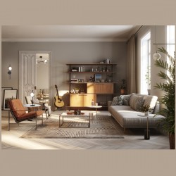 Veioza CUBA 7164 Mantra LED, Auriu, Spania
