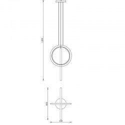 Suspensie KITESURF White 7191 Mantra LED, Alb, Spania