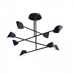 Lustra Plafon CAPUCCINA 7578 Mantra LED, Negru, Spania