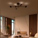 Lustra Plafon CAPUCCINA 7580 Mantra LED, Negru, Spania