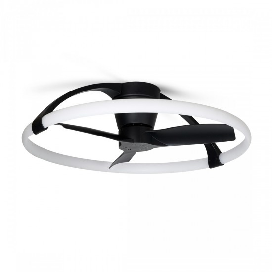Plafoniera cu ventilator NEPAL MINI 7802 Mantra LED, Negru, Spania