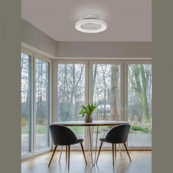 Plafoniera cu ventilator TIBET MINI  7804 Mantra LED, Alb, Spania