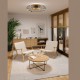 Plafoniera cu ventilator NATURE 7808 Mantra LED, Negru, Spania