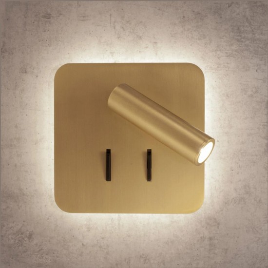 Aplica Dormitor CAYMAN 7854 Mantra LED, Auriu, Spania