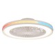 Plafoniera cu ventilator GAMER 7861 Mantra LED, Alb, Spania