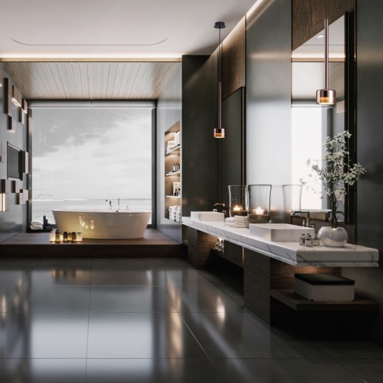 Pendul TONIC 7877 Mantra GX53, Cupru, Spania