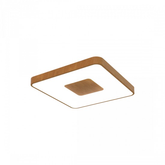 Plafoniera COIN CUADRADO 7918 Mantra LED, Lemn, Spania