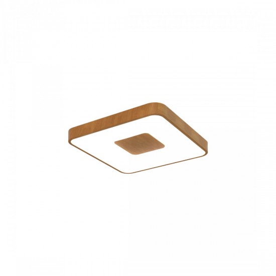 Plafoniera COIN CUADRADO 7921 Mantra LED, Lemn, Spania