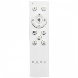 Plafoniera COIN CUADRADO 7923 Mantra LED, Negru, Spania