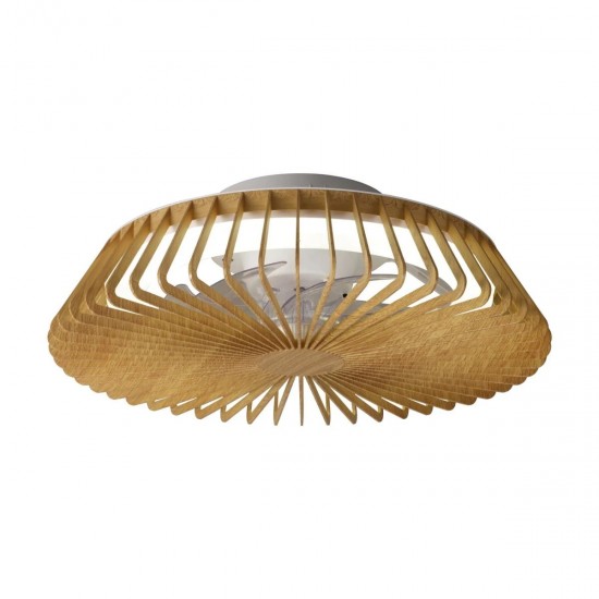 Plafoniera cu ventilator HIMALAYA MINI 8198 Mantra LED, Lemn, Spania