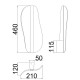Aplica BIANCA 8211 Mantra LED, Alb, Spania