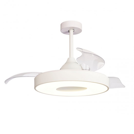 Plafoniera cu ventilator COIN FAN 8216 Mantra LED, Alb, Spania