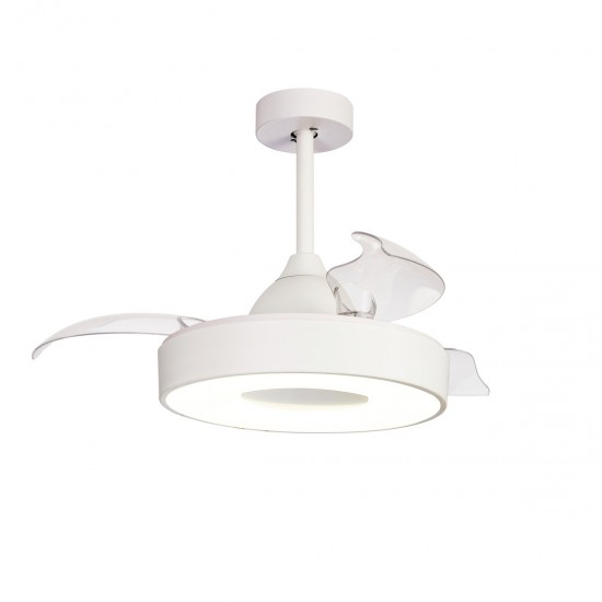 Plafoniera cu ventilator COIN FAN MINI 8219 Mantra LED, Alb, Spania