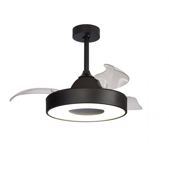 Plafoniera cu ventilator COIN FAN MINI 8221 Mantra LED, Negru, Spania