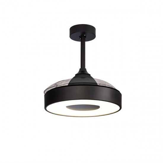 Plafoniera cu ventilator COIN FAN MINI 8221 Mantra LED, Negru, Spania