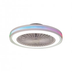 Plafoniera cu ventilator GAMER 8291 Mantra LED, Alb, Spania