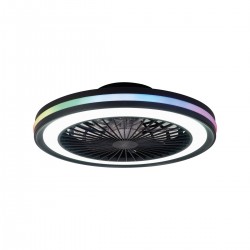 Plafoniera cu ventilator GAMER 8292 Mantra LED, Negru, Spania