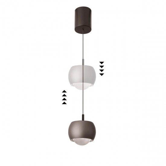 Pendul ROLLER 8408 Mantra LED, Cafea, Spania