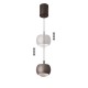Pendul ROLLER 8408 Mantra LED, Cafea, Spania