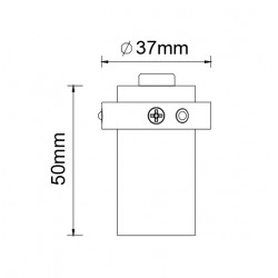 Downlight Aplicat TRIMASI 8451 Mantra LED, Negru, Spania