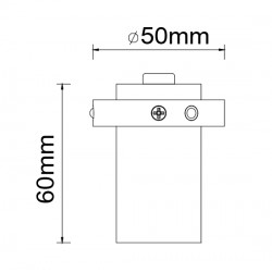 Downlight Aplicat TRIMASI 8456 Mantra LED, Negru, Spania