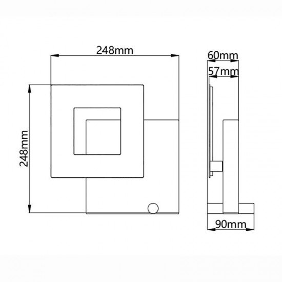 Aplica DALIA 8520 Mantra LED, Auriu, Spania