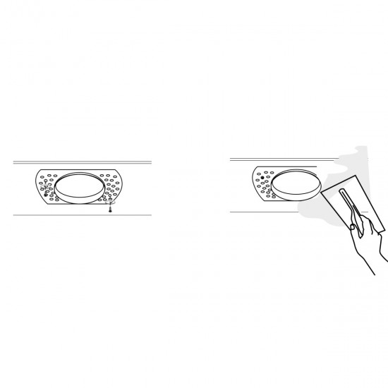 Downlight Incastrat LANCES 8664 Mantra GU10, Alb, Spania
