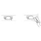 Downlight Incastrat LANCES 8665 Mantra GU10, Negru, Spania
