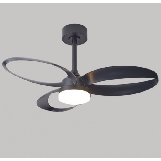 Plafoniera cu ventilator INFINITY FAN 8701 Mantra LED, Negru, Spania