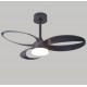 Plafoniera cu ventilator INFINITY FAN 8701 Mantra LED, Negru, Spania