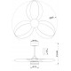 Plafoniera cu ventilator INFINITY FAN 8702 Mantra LED, Alb, Spania