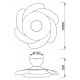 Plafoniera cu ventilator FLOWER 8704 Mantra LED, Alb, Spania
