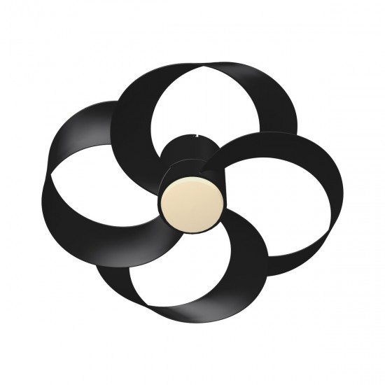 Plafoniera cu ventilator ROSE 8706 Mantra LED, Negru, Spania