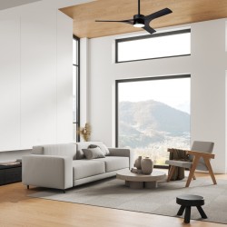 Plafoniera cu ventilator THAI 8715 Mantra LED, Negru, Spania