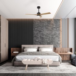 Plafoniera cu ventilator THAI 8716 Mantra LED, Alb, Spania