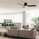 Plafoniera cu ventilator USHUAIA 8718 Mantra LED, Negru, Spania