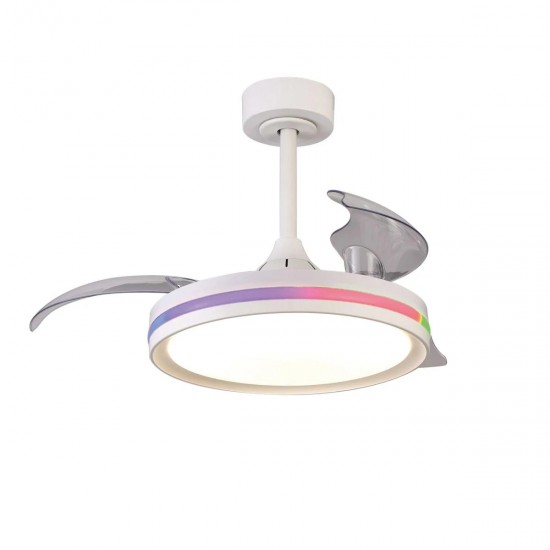 Plafoniera cu ventilator NORTH 8729 Mantra LED, Alb, Spania