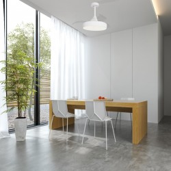 Plafoniera cu ventilator ALASKA 8752 Mantra LED, Alb, Spania