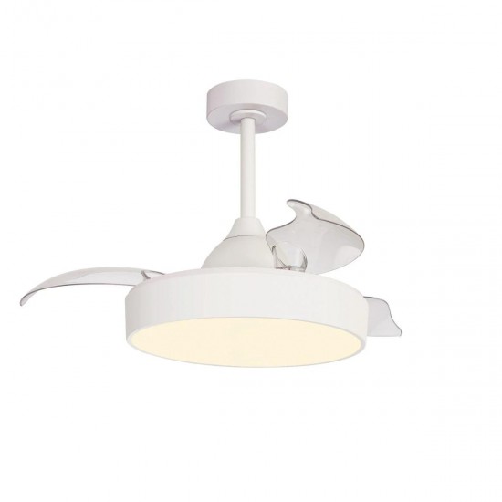 Plafoniera cu ventilator ALASKA 8755 Mantra LED, Alb, Spania