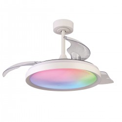 Plafoniera cu ventilator SIBERIA 8758 Mantra LED, Alb, Spania