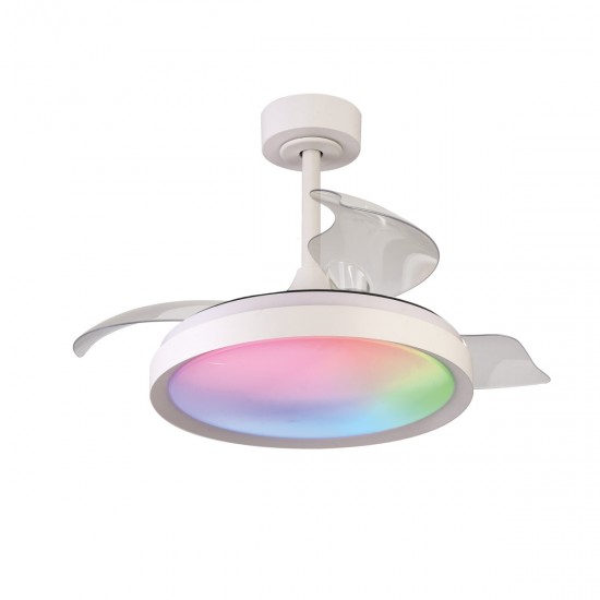 Plafoniera cu ventilator SIBERIA 8760 Mantra LED, Alb, Spania