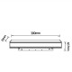 Downlight Sina Magnetica MAGNETO 8818 Mantra LED, Negru, Spania
