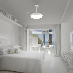 Plafoniera cu ventilator MISTRAL 8826 Mantra LED, Alb, Spania