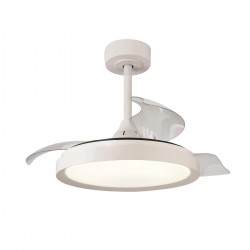 Plafoniera cu ventilator MISTRAL MINI 8829 Mantra LED, Alb, Spania