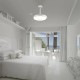 Plafoniera cu ventilator MISTRAL MINI 8829 Mantra LED, Alb, Spania
