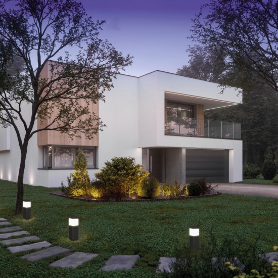 Stalp CHICAGO 8846 Mantra E27, Gri, Spania