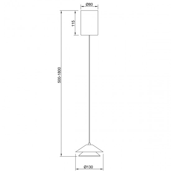 Pendul PICCOLA 9033 Mantra LED, Negru, Spania