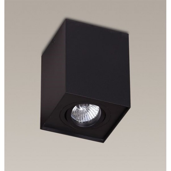Spot Aplicat BASIC SQUARE C0071 Max Light GU10, Negru, Polonia