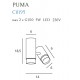 Lustra Spot PUMA C0195 Max Light GU10, Auriu, Polonia