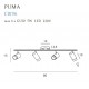 Lustra Spot PUMA C0196 Max Light GU10, Auriu, Polonia